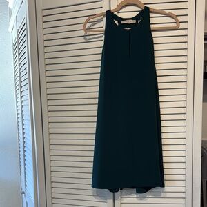 Elegant Teal Sleeveless Dress
